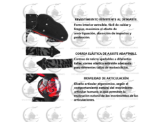 RODILLERAS ALTA RESISTENCIA V18