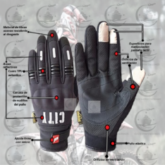 GUANTES MOTOCICLISMO CITY