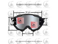 MONOGAFAS 100% MOTOCROSS, MTB, ENDURO