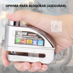 CANDADO DE DISCO CON ALARMA GENERICO