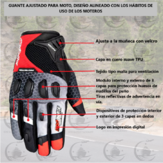 Guantes Madmotor MT-21