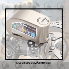CANDADO DE DISCO CON ALARMA GENERICO