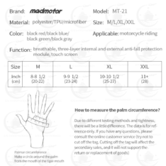 Guantes Madmotor MT-21